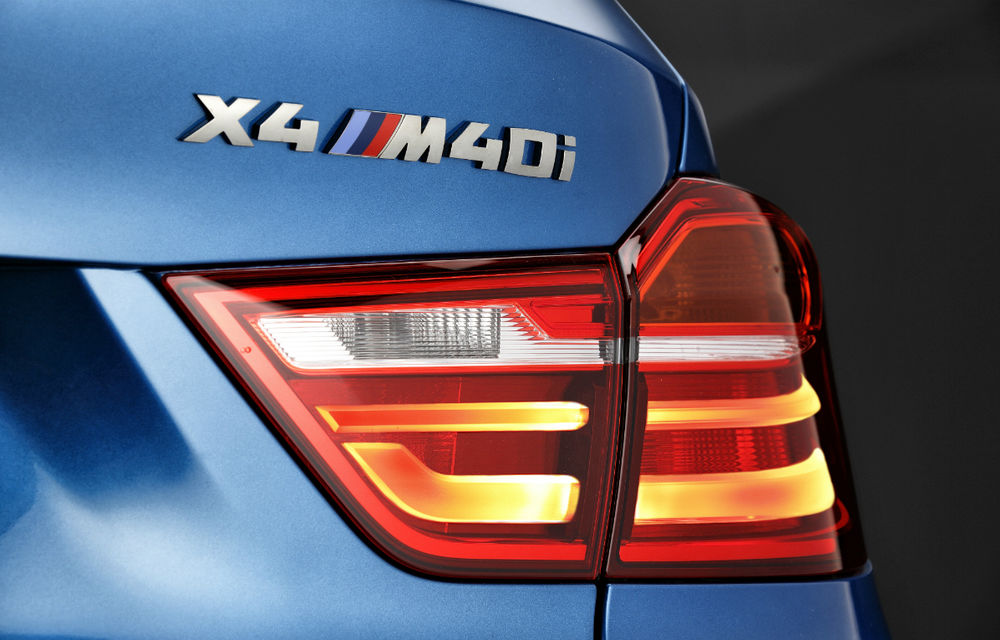 BMW X4 M40i se prezintă oficial: 4.9 secunde pentru 0-100 km/h şi 360 de cai putere - Poza 41