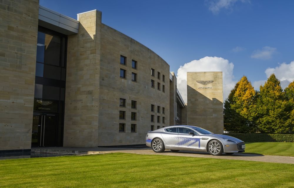 Aston Martin ne arată prima sa mașină electrică: RapidE concept - Poza 5