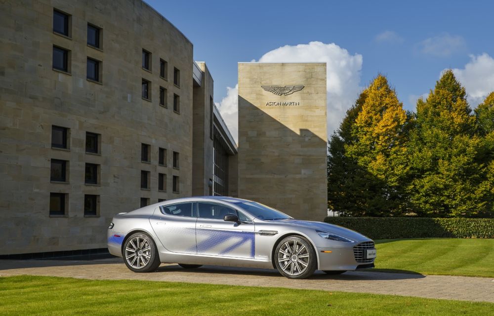 Aston Martin ne arată prima sa mașină electrică: RapidE concept - Poza 4