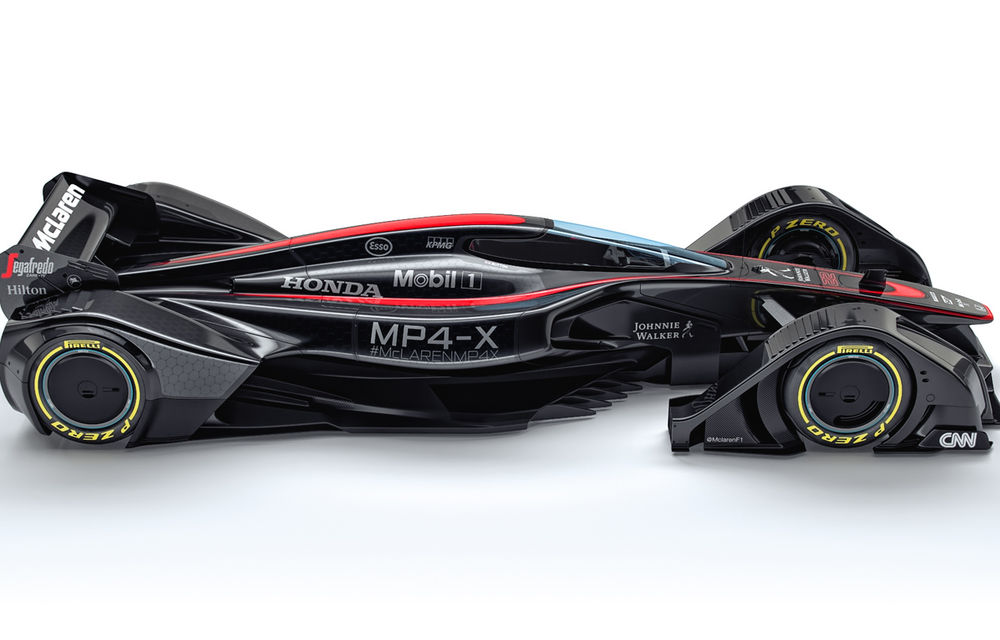 Aşa trebuie să arate un monopost de Formula 1 fără reguli: McLaren MP4-X - Poza 3