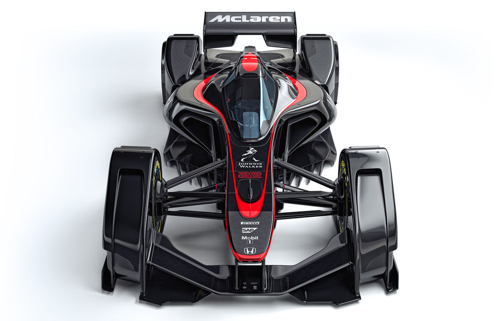 Aşa trebuie să arate un monopost de Formula 1 fără reguli: McLaren MP4-X - Poza 2