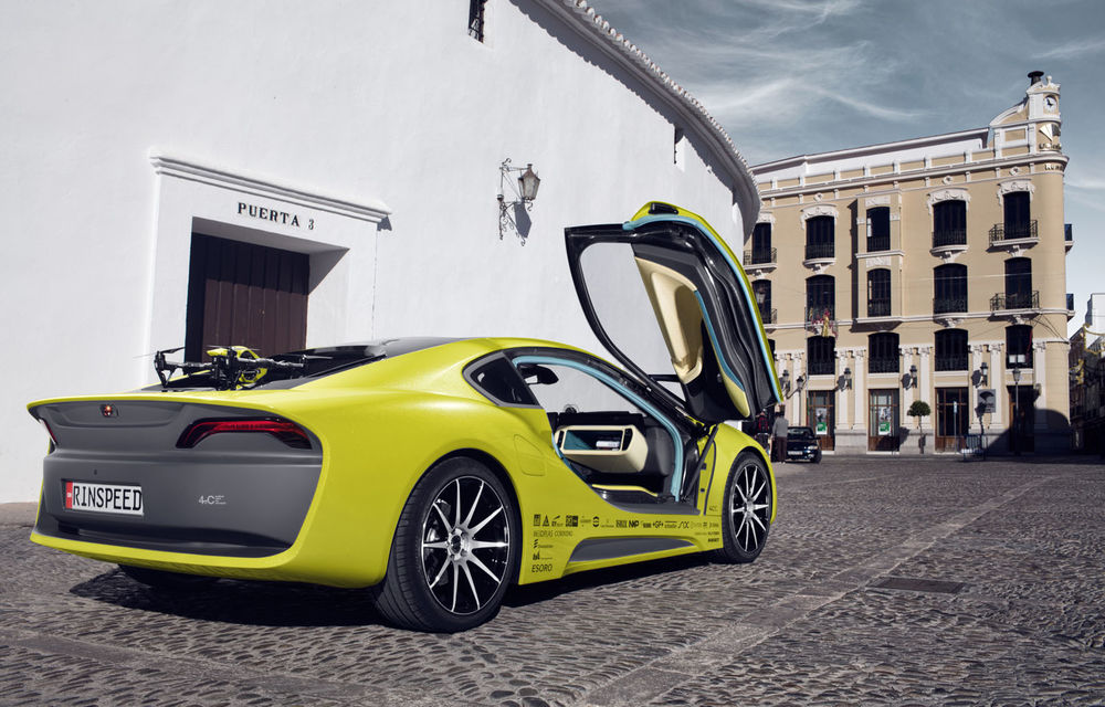 Vi se pare că BMW i8 este o mașină futuristă? Avem un concept care o să vă facă să vă răzgândiți: Rinspeed Etos - Poza 12
