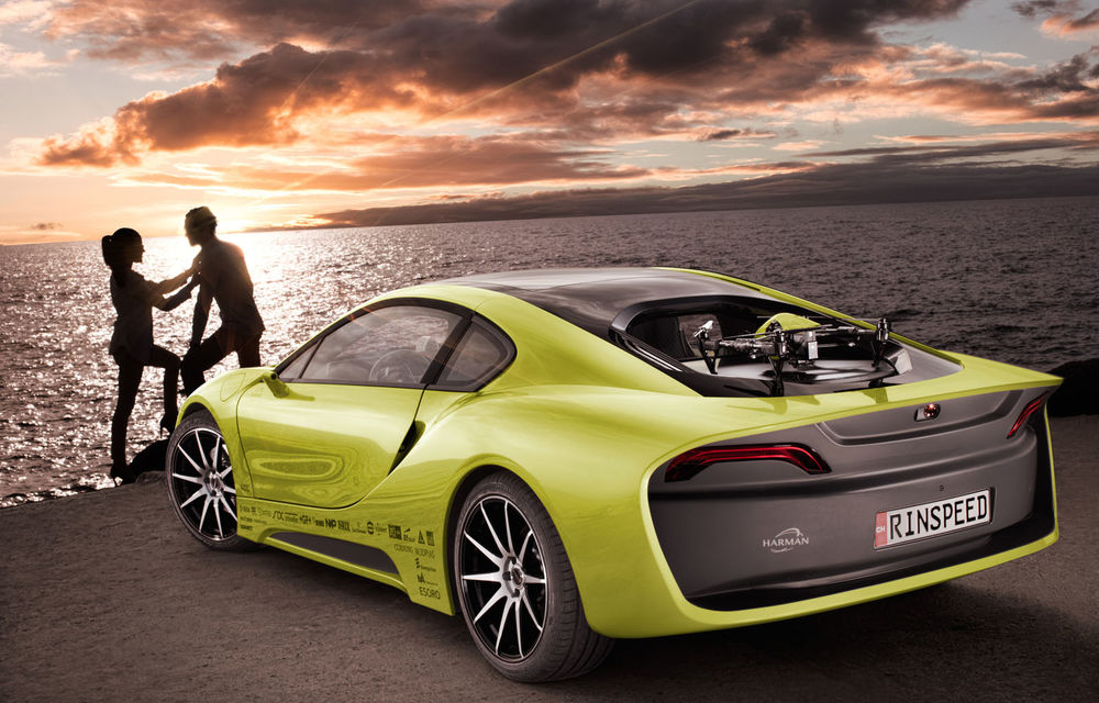 Vi se pare că BMW i8 este o mașină futuristă? Avem un concept care o să vă facă să vă răzgândiți: Rinspeed Etos - Poza 9