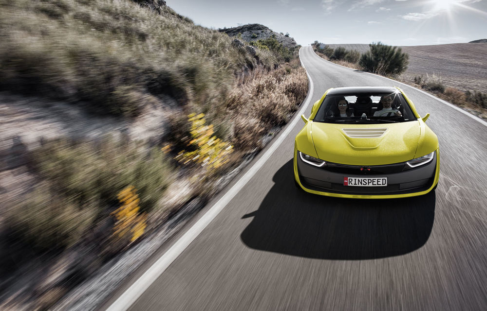 Vi se pare că BMW i8 este o mașină futuristă? Avem un concept care o să vă facă să vă răzgândiți: Rinspeed Etos - Poza 4