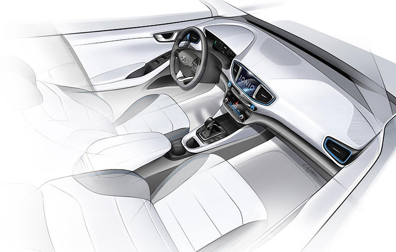 Hyundai Ioniq e anunțat de două noi schițe: trei mașini eco într-una singură - Poza 2