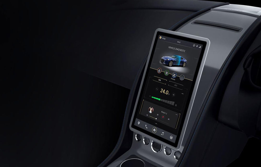 Aston Martin, primul pas spre reinventarea interiorului. Adio, ceasuri de bord! Bun venit, ecrane HD! - Poza 1