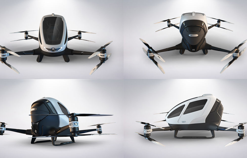 Viitorul bate la ușă: prima dronă care transportă oameni a fost lansată de chinezi - Poza 10