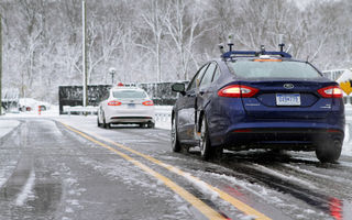Ford despre mașinile autonome: "Vor fi pe piață în 4 ani și vor funcționa pe ploaie și ninsoare"