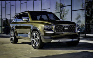 Aşa ar putea arăta SUV-urile coreene în viitor: Kia Telluride, un concept mai pătrăţos decât Bentley Bentayga