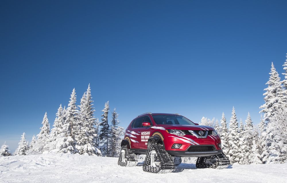 Nissan X-Trail s-a pregătit pentru deszăpezire: a schimbat cauciucurile de iarnă cu șenile (VIDEO) - Poza 23