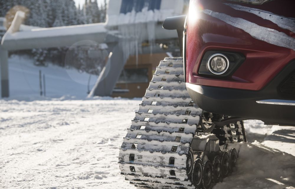 Nissan X-Trail s-a pregătit pentru deszăpezire: a schimbat cauciucurile de iarnă cu șenile (VIDEO) - Poza 40