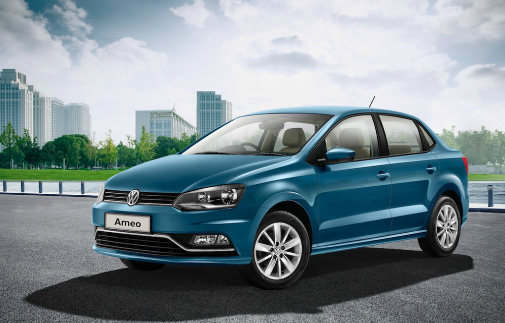 Concurent de la distanță cu Logan: Volkswagen Ameo, versiunea sedan a lui Polo, s-a lansat în India - Poza 1