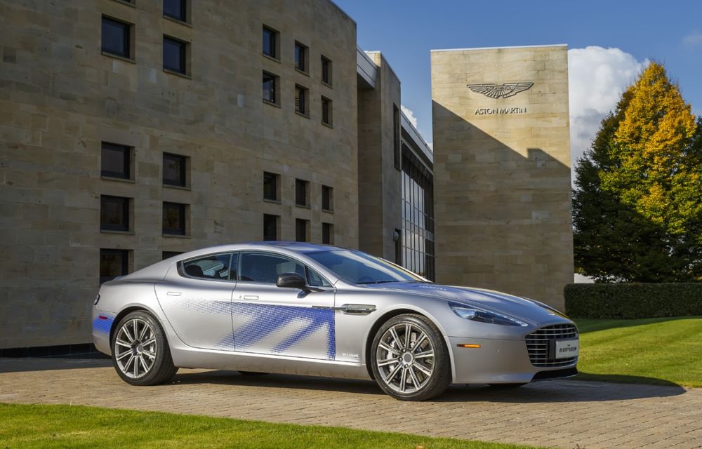 Primul Aston Martin electric vine în 2018: conceptul RapidE, transformat în model de serie cu ajutorul chinezilor - Poza 1