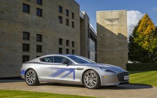 Primul Aston Martin electric vine în 2018: conceptul RapidE, transformat în model de serie cu ajutorul chinezilor