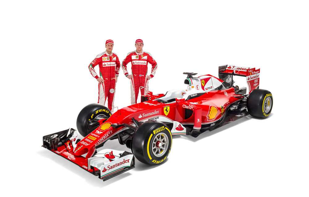 Noua armă împotriva Mercedes: Ferrari a lansat noul monopost pentru sezonul 2016 - Poza 1
