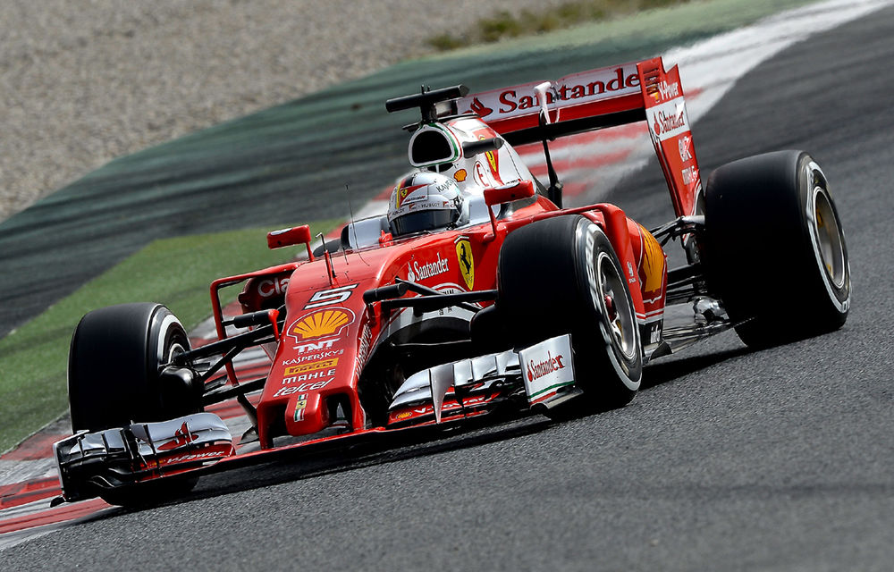 Teste Barcelona, ziua 1: Vettel, cel mai rapid. Hamilton, număr impresionant de tururi - Poza 1