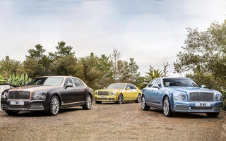 Chiar și regii au nevoie de o coroană nouă: Bentley Mulsanne primește un facelift și o versiune mai lungă, care măsoară 5.8 metri