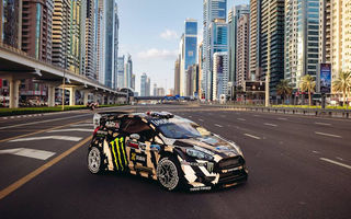 Gymkhana 8 s-a copt la soare în Dubai și va debuta alături de Ford Fiesta ST și flota de supercaruri a poliției saudite