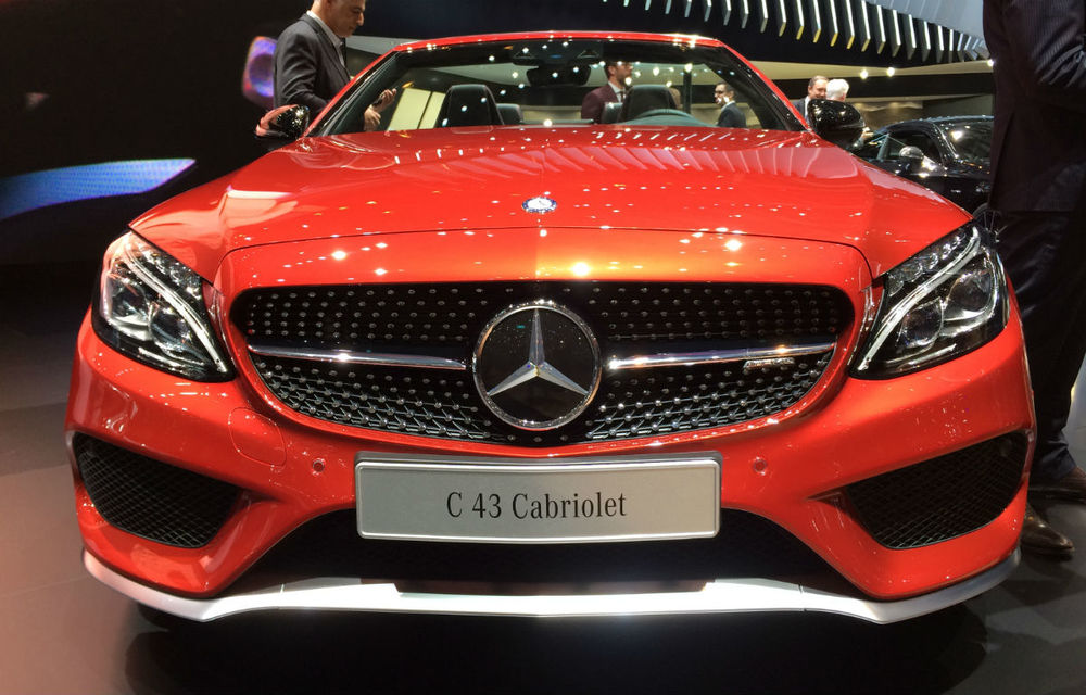 GENEVA 2016 LIVE: Mercedes se gândeşte deja la vară cu primul C-Klasse Cabrio - Poza 5