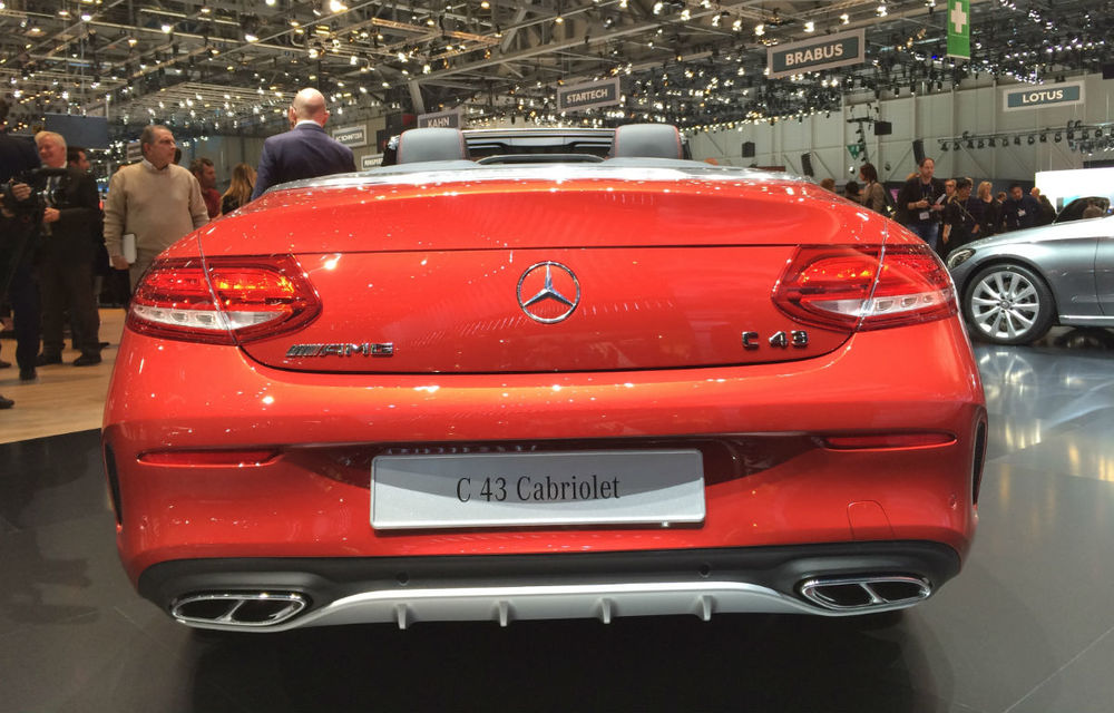GENEVA 2016 LIVE: Mercedes se gândeşte deja la vară cu primul C-Klasse Cabrio - Poza 4