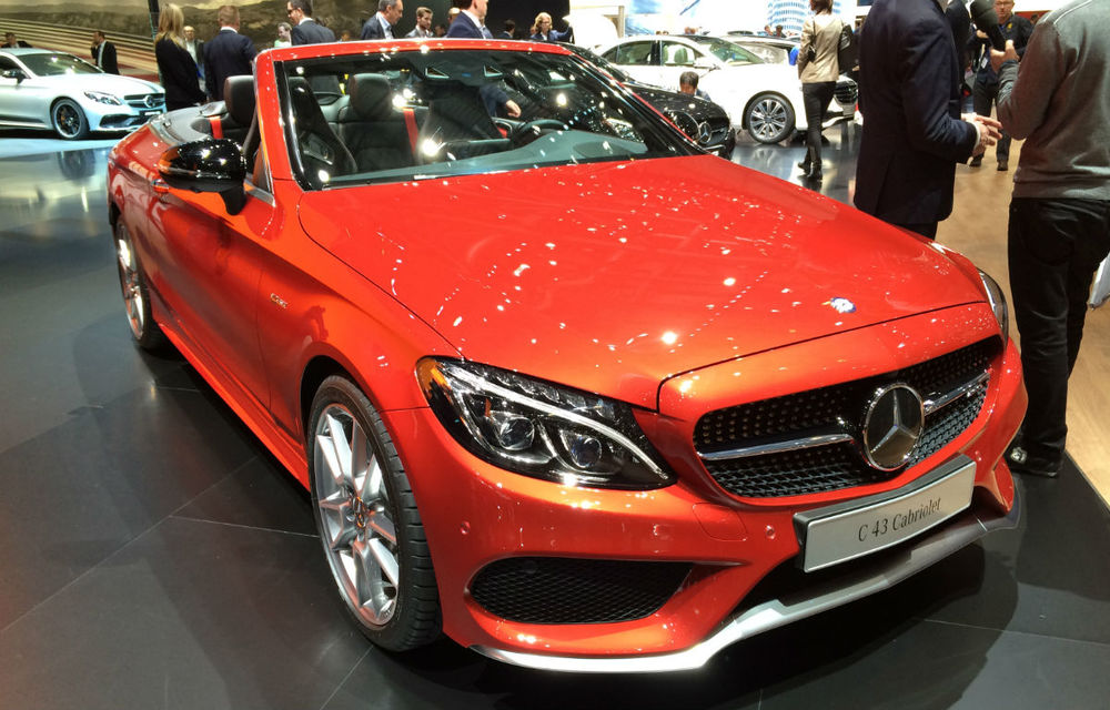 GENEVA 2016 LIVE: Mercedes se gândeşte deja la vară cu primul C-Klasse Cabrio - Poza 6