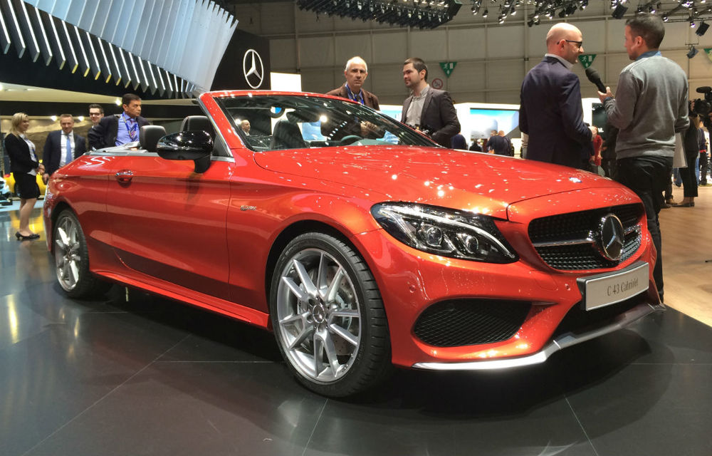 GENEVA 2016 LIVE: Mercedes se gândeşte deja la vară cu primul C-Klasse Cabrio - Poza 1
