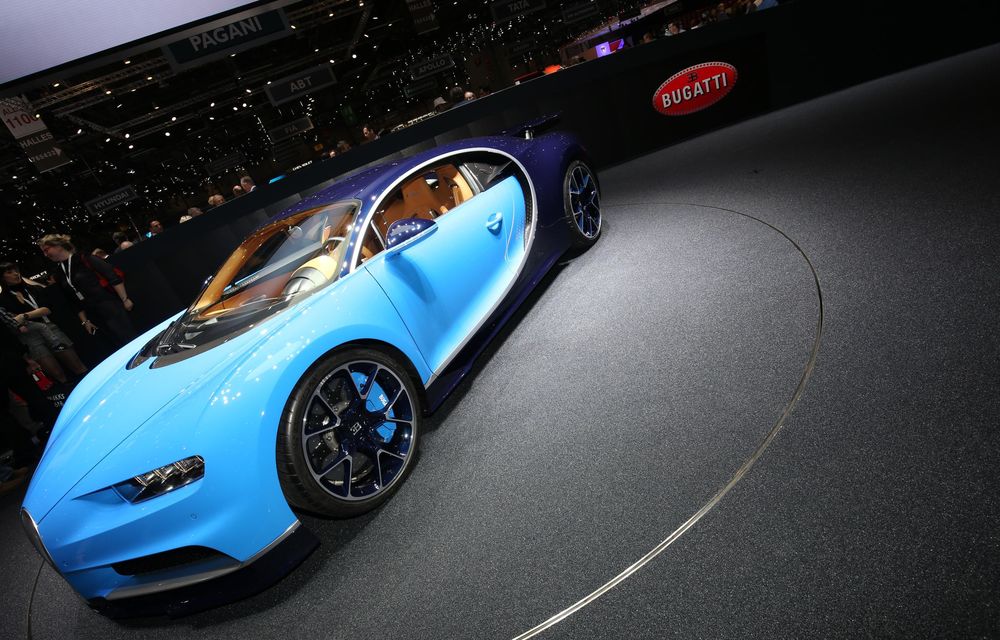GENEVA 2016 LIVE: Bugatti Chiron își etalează cei 1500 de cai la standul mărcii - Poza 8