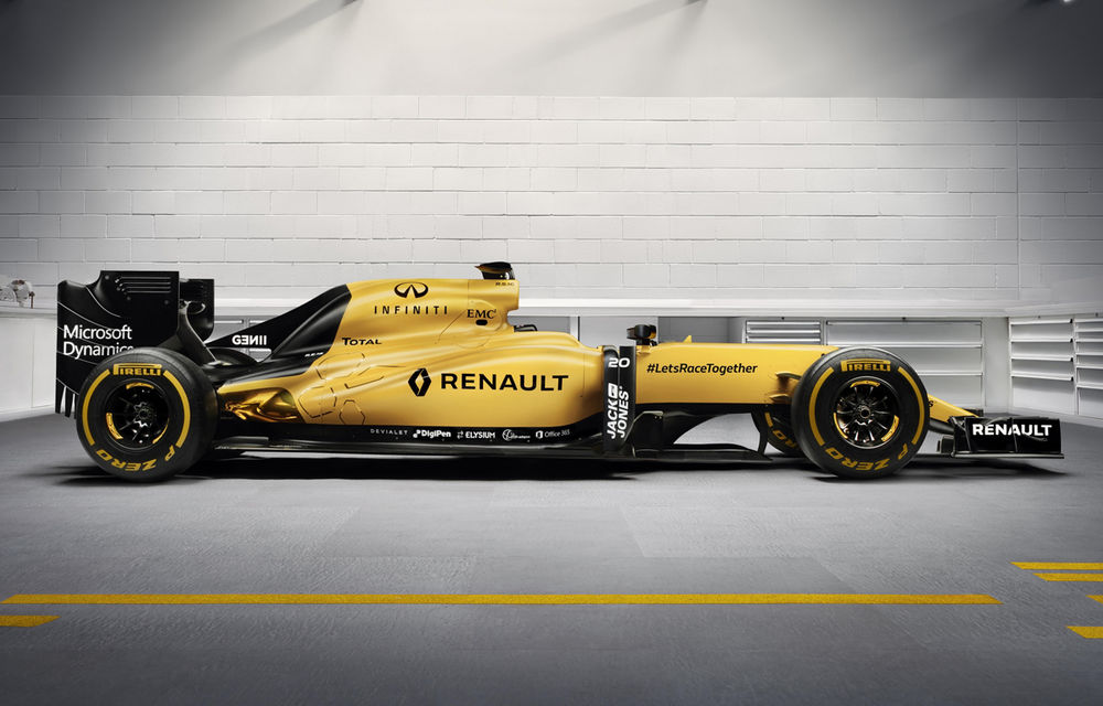 În sfârşit, galben! Renault a dezvăluit culorile monopostului pentru sezonul 2016 al Formulei 1 - Poza 1