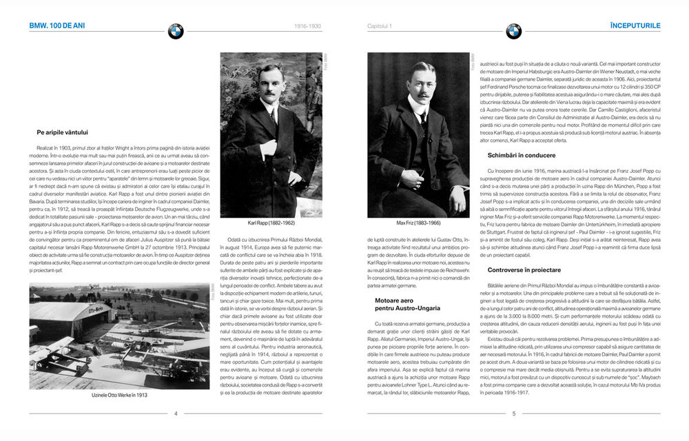 Carte românească de colecție: &quot;BMW. 100 de ani&quot; celebrează centenarul mărcii bavareze - Poza 2