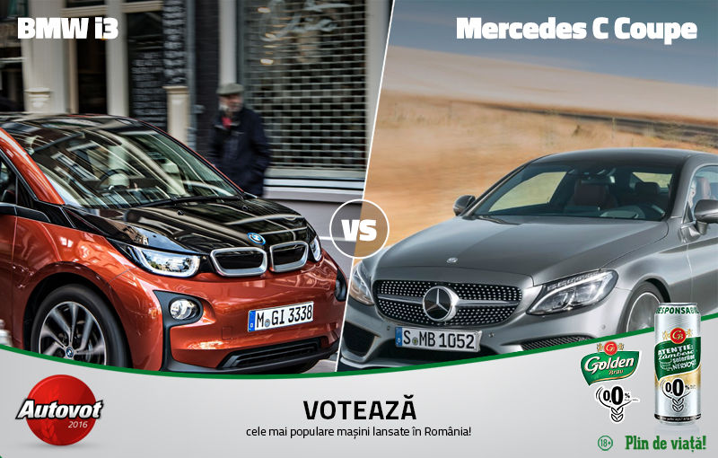 Duelurile zilei în Autovot 2016: BMW i3 vs. Mercedes Clasa C Coupe și Toyota Avensis vs. Skoda Superb - Poza 1