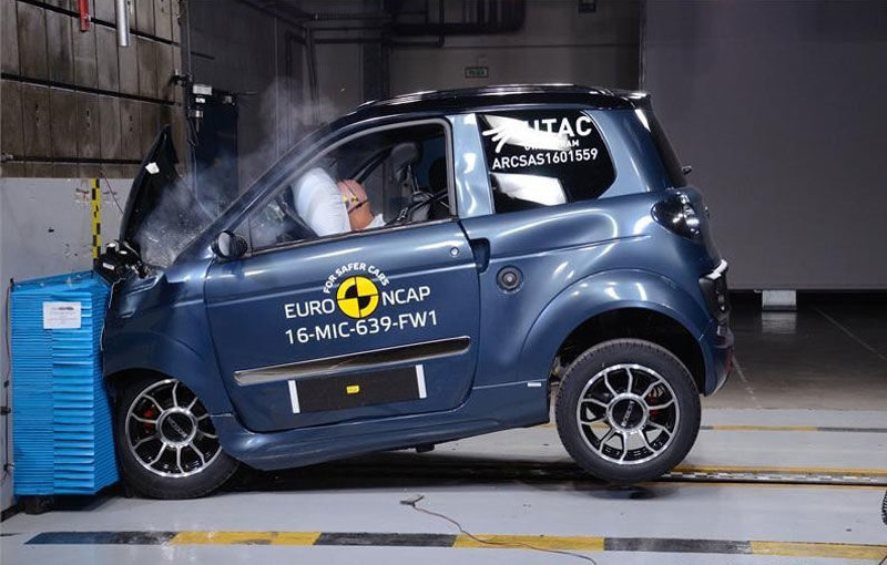 EuroNCAP a testat cvadriciclurile, vehiculele care pot fi conduse de la 16 ani: punctaj maxim de două stele - Poza 1