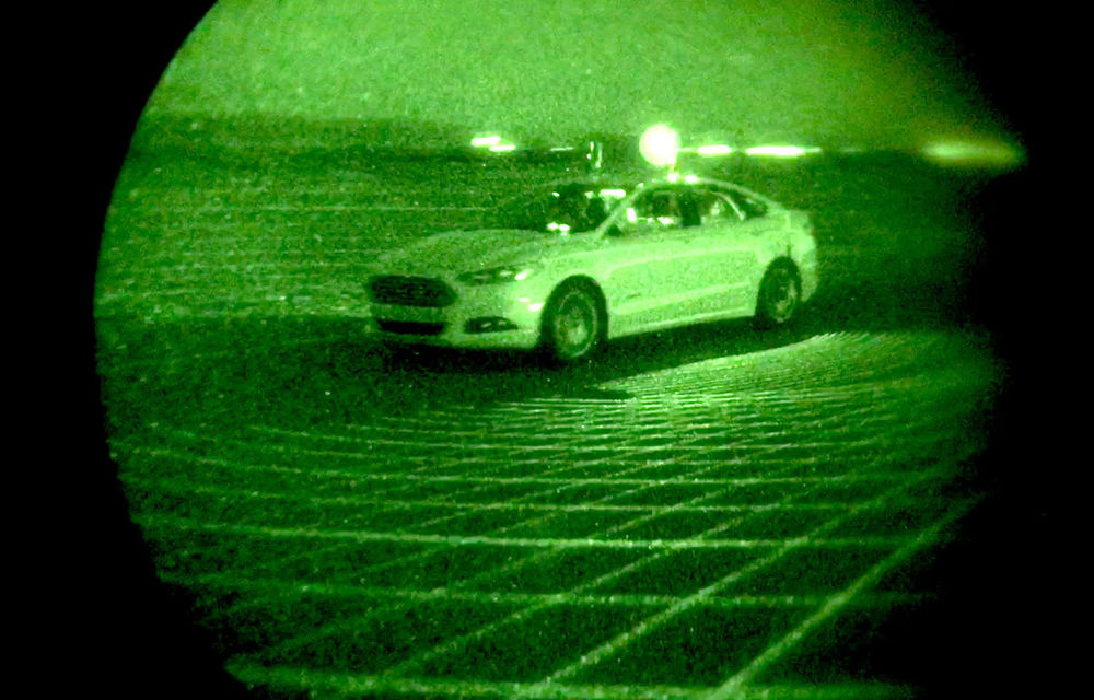 Senzorii mașinilor autonome bat ochii șoferului: Ford a reușit să testeze o mașină autopilotată pe întuneric beznă, fără faruri - Poza 1