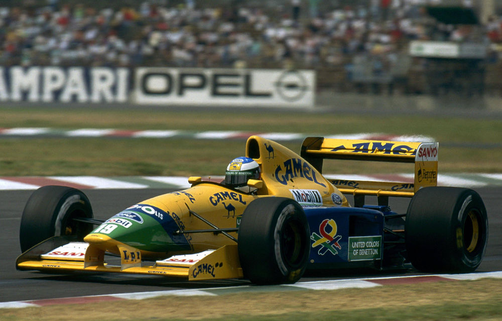 Bucăţică de istorie: monopostul Benetton cu care Schumacher a obţinut primul podium din carieră, scos la licitaţie - Poza 1