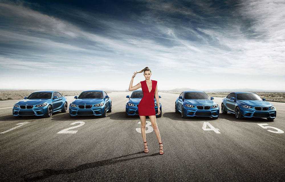 Ochii pe Gigi: BMW joacă alba-neagra cu mașini în campania de promovare a noului M2 - Poza 5