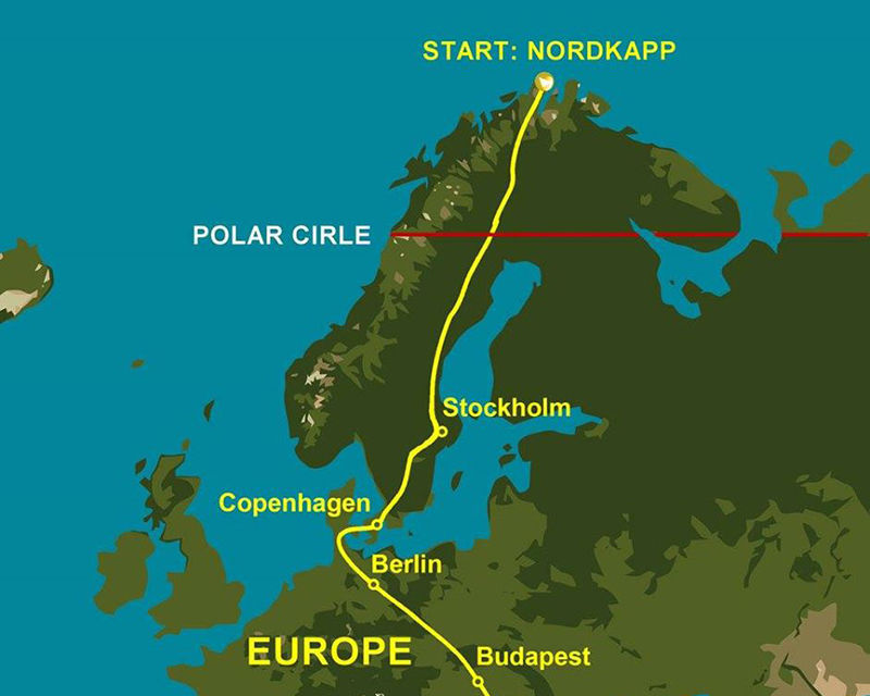 Record mondial doborât: 8 zile și 21 de ore pentru traversarea celor 17.450 de kilometri dintre Capul Nord (Norvegia) și Cape Agulhas (Africa de Sud) - Poza 4