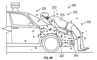 Să râdem cu Google: americanii au patentat capota care lipește pietonii de mașină în caz de impact