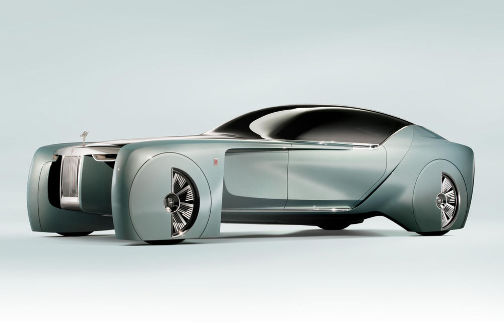 Conceptul Rolls-Royce Vision Next 100 și viitorul luxului absolut: fără volan, dar în confort suprem într-o mașină fabuloasă - Poza 1