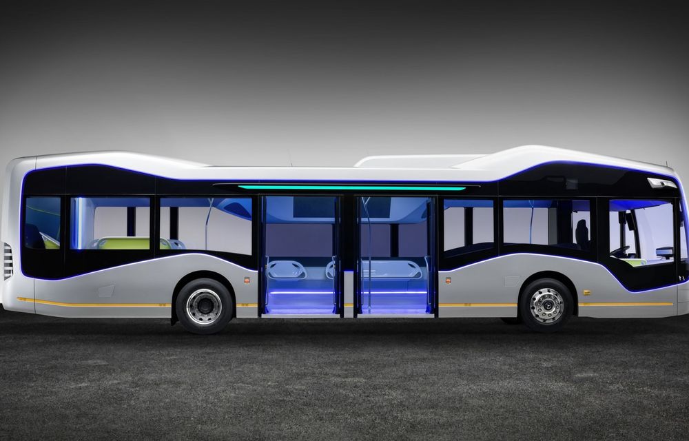 Propunere pentru înlocuirea autobuzelor din București: Mercedes a lansat Future Bus, viitorul transportului public - Poza 6