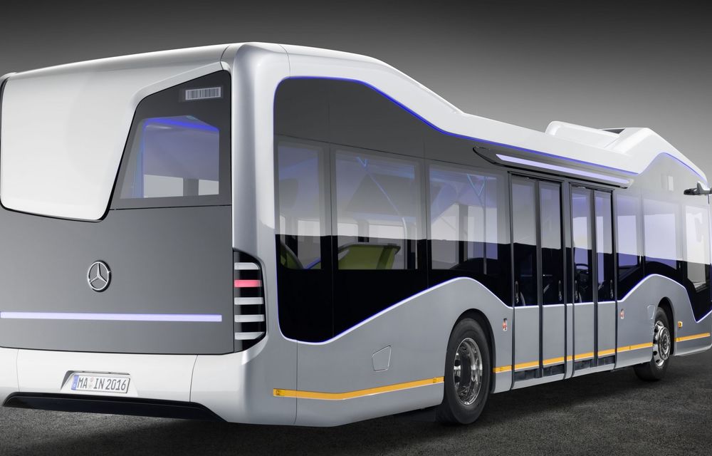 Propunere pentru înlocuirea autobuzelor din București: Mercedes a lansat Future Bus, viitorul transportului public - Poza 8