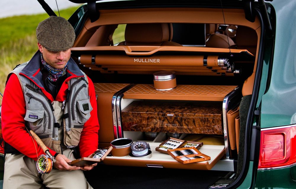 Cel mai răsfățat pește: Bentley Bentayga vine echipat cu o trusă de pescuit de lux - Poza 8