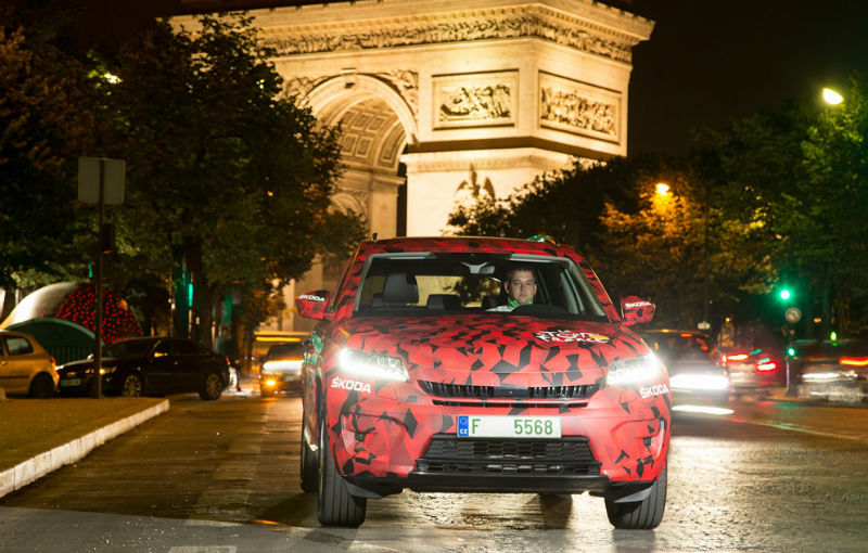 Un ceh la Paris: SUV-ul Skoda Kodiaq și-a făcut prima apariție publică la finalul Turului Franței - Poza 3
