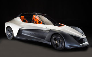 Nissan se joacă încă o dată cu imaginația noastră: Bladeglider este o sportivă electrică inspirată cu o aerodinamică de invidiat