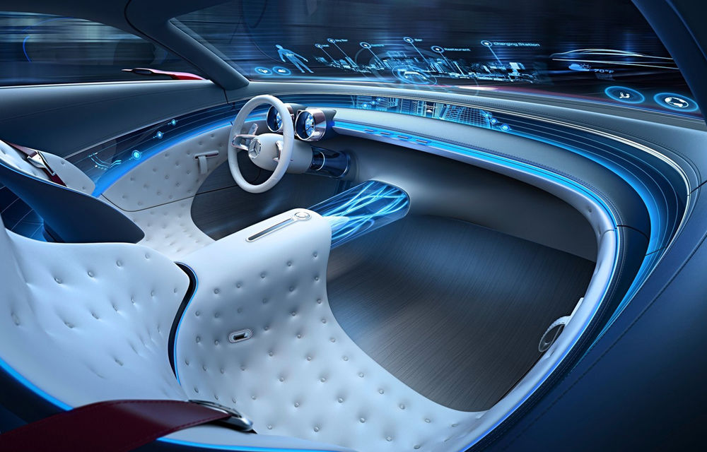 Lecție retro-modernă de design: conceptul Vision Mercedes-Maybach 6 este coupe-ul perfect - Poza 13