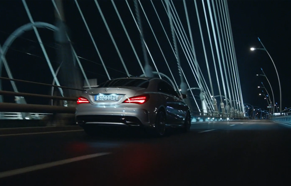 VIDEO: Bucureștiul, platou de filmare pentru o reclamă spectaculoasă la Mercedes-Benz CLA - Poza 1