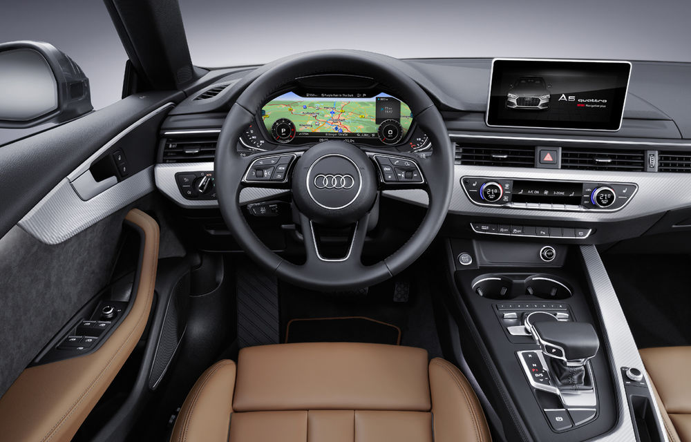 Noile generaţii Audi A5 şi S5 Sportback: coupe-urile cu 5 uşi se inspiră de la A5 şi S5 şi au interioare spaţioase cu Virtual Cockpit - Poza 15