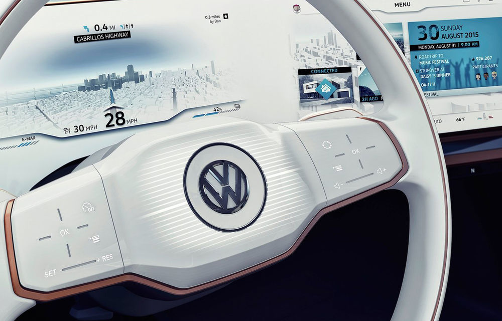 Volkswagen se electrifică din această toamnă: nemții pregătesc o mașină &quot;conectată 24/24&quot; care are 400 de kilometri autonomie electrică - Poza 1