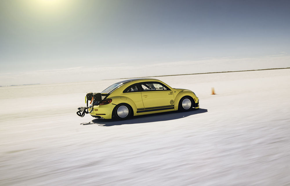 Cel mai rapid Volkswagen Beetle din lume a atins o viteză de 320 de km/h - Poza 10