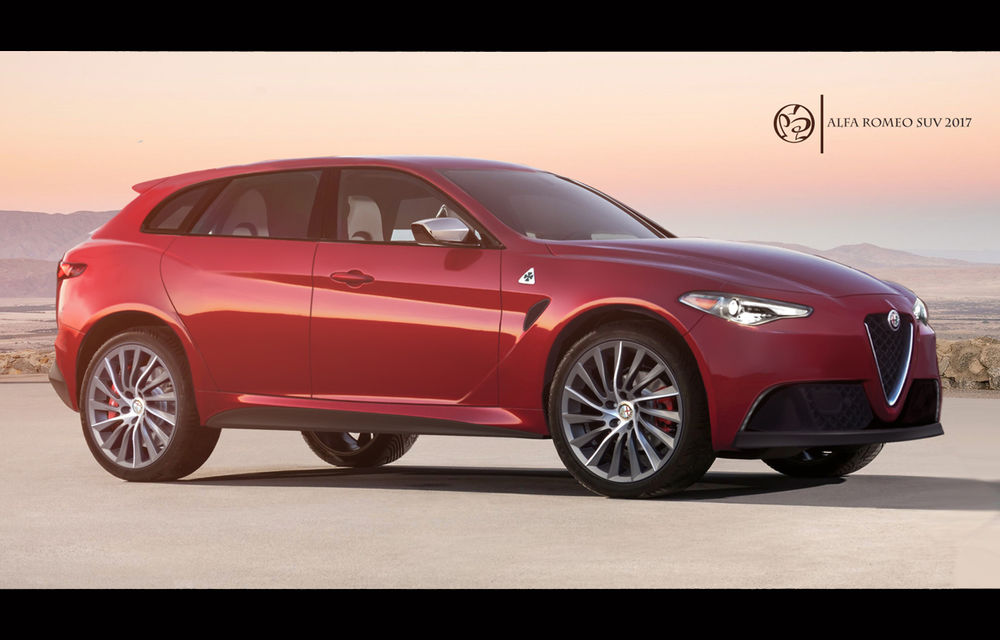 SUV-ul Alfa Romeo vine în 2017: motoare împrumutate de la Giulia, implicit V6 Biturbo de 510 CP - Poza 1