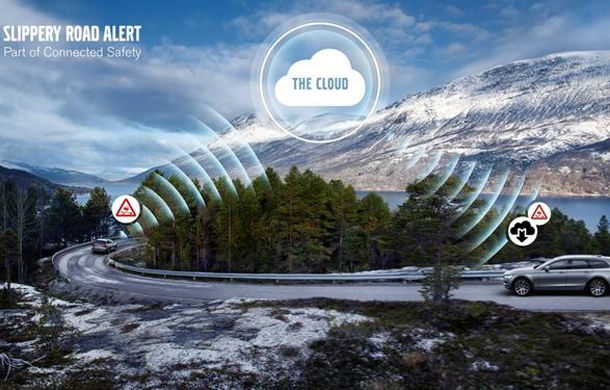 Un Waze fără intervenţie umană: Maşinile Volvo vor comunica între ele pentru a informa şoferii despre accidente şi condiţiile de drum - Poza 1