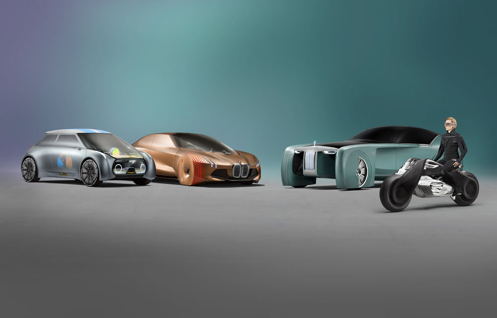 Un nou concept pentru centenarul BMW: Vision Next 100, motocicleta electrică fără accidente pentru care nu ai nevoie de cască şi costum - Poza 7
